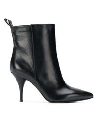 Bottines en cuir noires L'Autre Chose