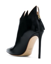 Bottines en cuir noires Francesco Russo