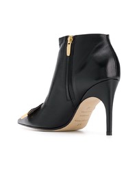 Bottines en cuir noires Sergio Rossi