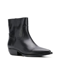 Bottines en cuir noires The Seller