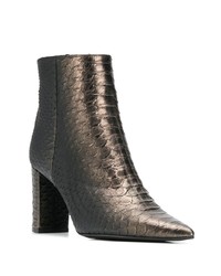 Bottines en cuir noires Marc Ellis