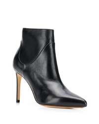 Bottines en cuir noires Francesco Russo