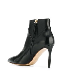 Bottines en cuir noires Francesco Russo