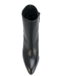 Bottines en cuir noires Stuart Weitzman