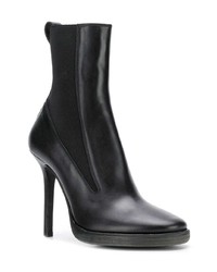 Bottines en cuir noires Haider Ackermann