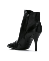 Bottines en cuir noires Schutz