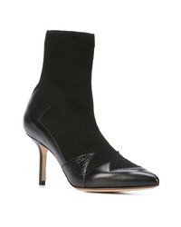 Bottines en cuir noires Francesco Russo