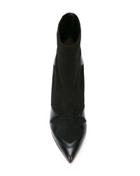 Bottines en cuir noires Francesco Russo