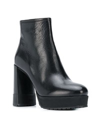 Bottines en cuir noires Premiata