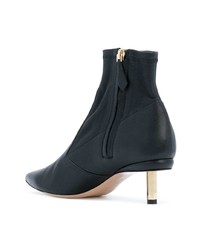 Bottines en cuir noires Nicholas Kirkwood