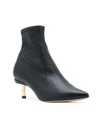 Bottines en cuir noires Nicholas Kirkwood