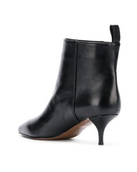 Bottines en cuir noires L'Autre Chose