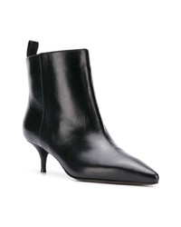 Bottines en cuir noires L'Autre Chose