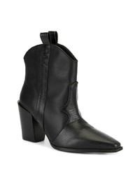 Bottines en cuir noires Senso