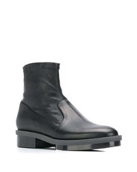 Bottines en cuir noires Clergerie