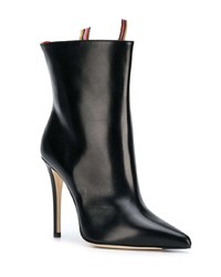 Bottines en cuir noires Marco De Vincenzo