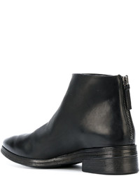 Bottines en cuir noires Marsèll