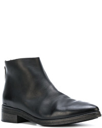 Bottines en cuir noires Marsèll