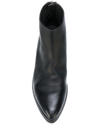 Bottines en cuir noires Marsèll