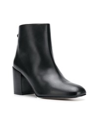 Bottines en cuir noires Stuart Weitzman