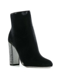 Bottines en cuir noires Rene Caovilla