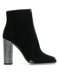 Bottines en cuir noires Rene Caovilla