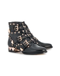 Bottines en cuir noires Sophia Webster