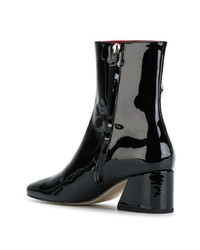 Bottines en cuir noires Dorateymur