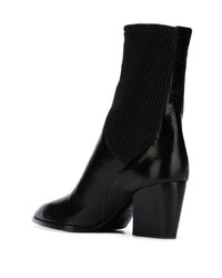 Bottines en cuir noires Pierre Hardy