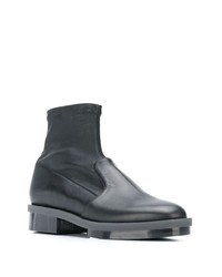 Bottines en cuir noires Clergerie