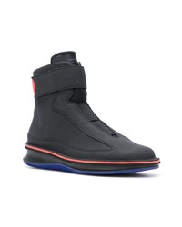 Bottines en cuir noires Camper Lab