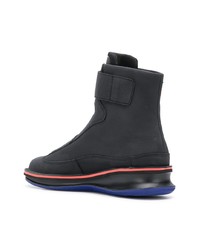 Bottines en cuir noires Camper Lab