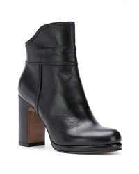 Bottines en cuir noires L'Autre Chose