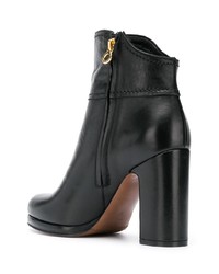 Bottines en cuir noires L'Autre Chose