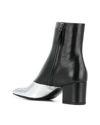 Bottines en cuir noires Cédric Charlier