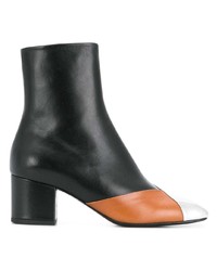 Bottines en cuir noires Cédric Charlier