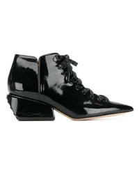 Bottines en cuir noires Petar Petrov