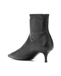 Bottines en cuir noires Giuseppe Zanotti Design