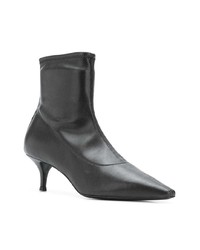 Bottines en cuir noires Giuseppe Zanotti Design