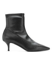 Bottines en cuir noires Giuseppe Zanotti Design