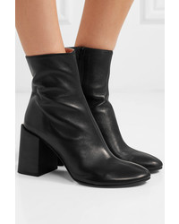 Bottines en cuir noires Acne Studios