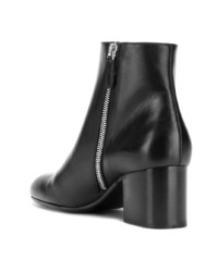 Bottines en cuir noires Laurence Dacade