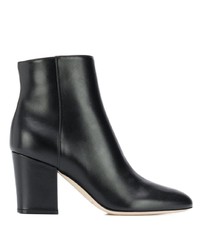 Bottines en cuir noires Sergio Rossi