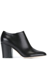 Bottines en cuir noires Sergio Rossi