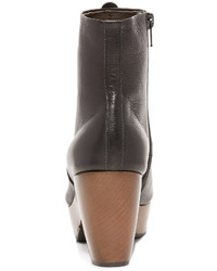 Bottines en cuir noires Coclico