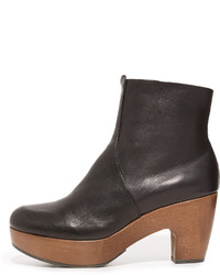 Bottines en cuir noires Coclico