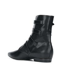 Bottines en cuir noires Philosophy di Lorenzo Serafini