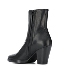 Bottines en cuir noires A.F.Vandevorst