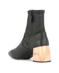 Bottines en cuir noires Senso