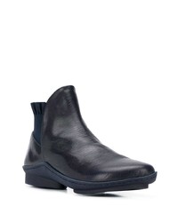 Bottines en cuir noires Trippen